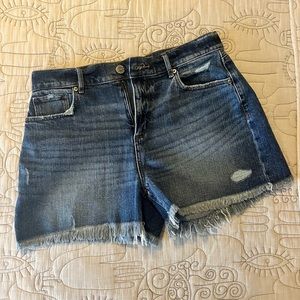Loft frayed denim shorts - Size 26